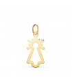 Ciondolo Madonna del Pilar oro 18kt 20mm