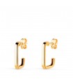 Boucles d'oreilles Créoles Ayelen Or 18K 14mm