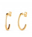 Aros Ovales Sheila Oro 18K 19mm