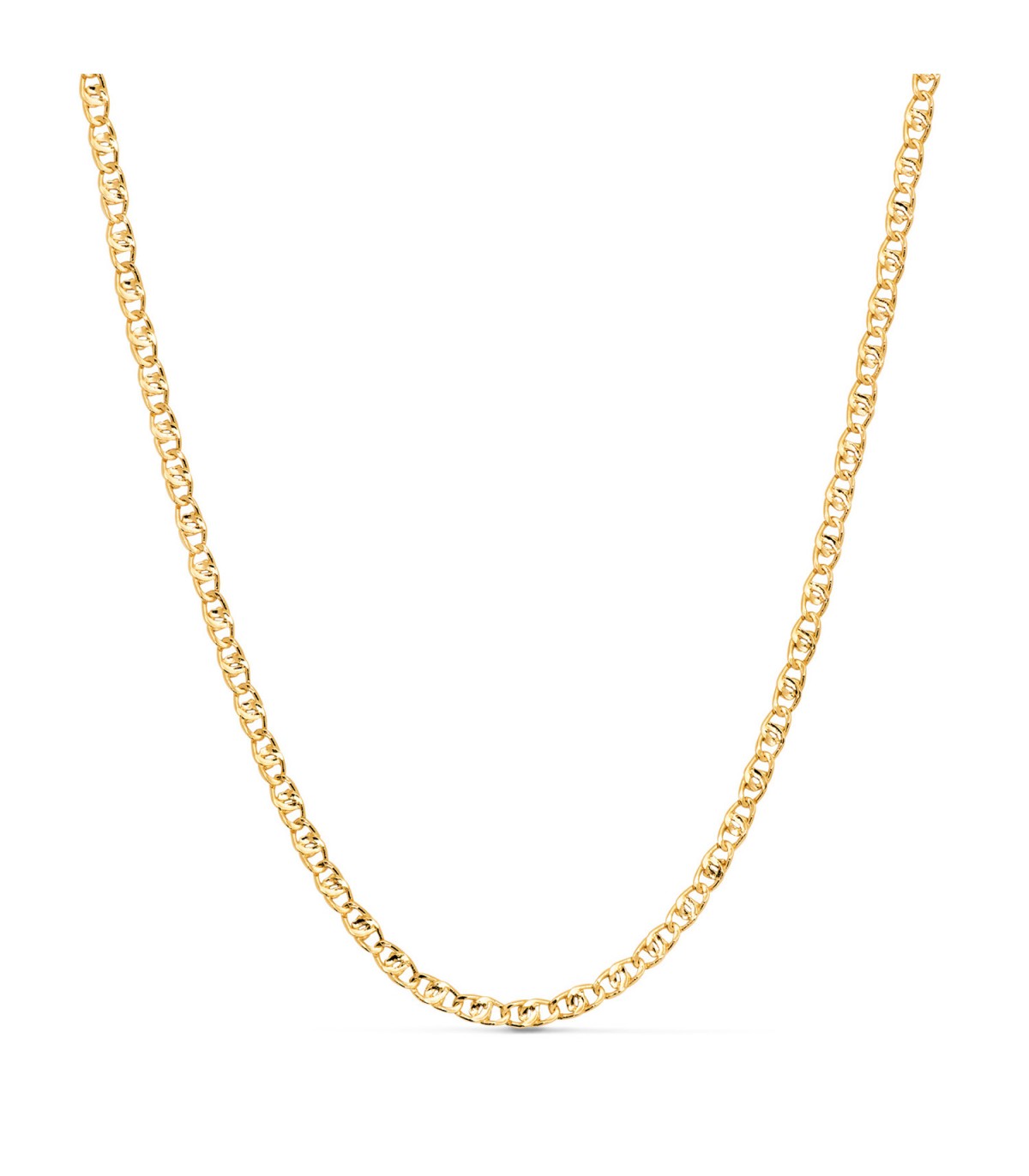 Cadena de Oro 18K Ancla 50cm 2,8mm - Cadena gruesa para mujer