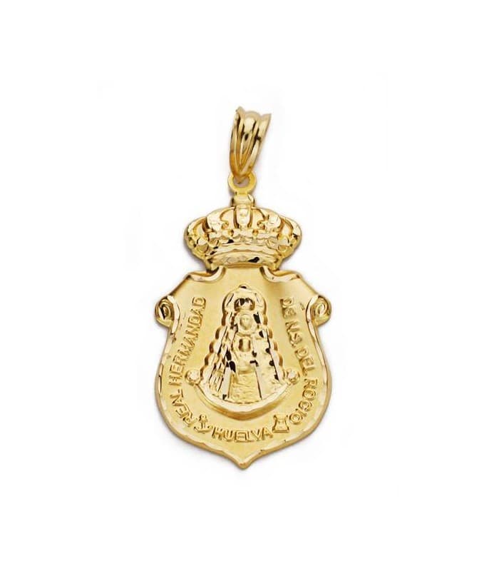 Medalla escudo Virgen del Rocío