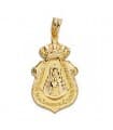 Médaille blason Notre Dame Vierge du Rocio 18K