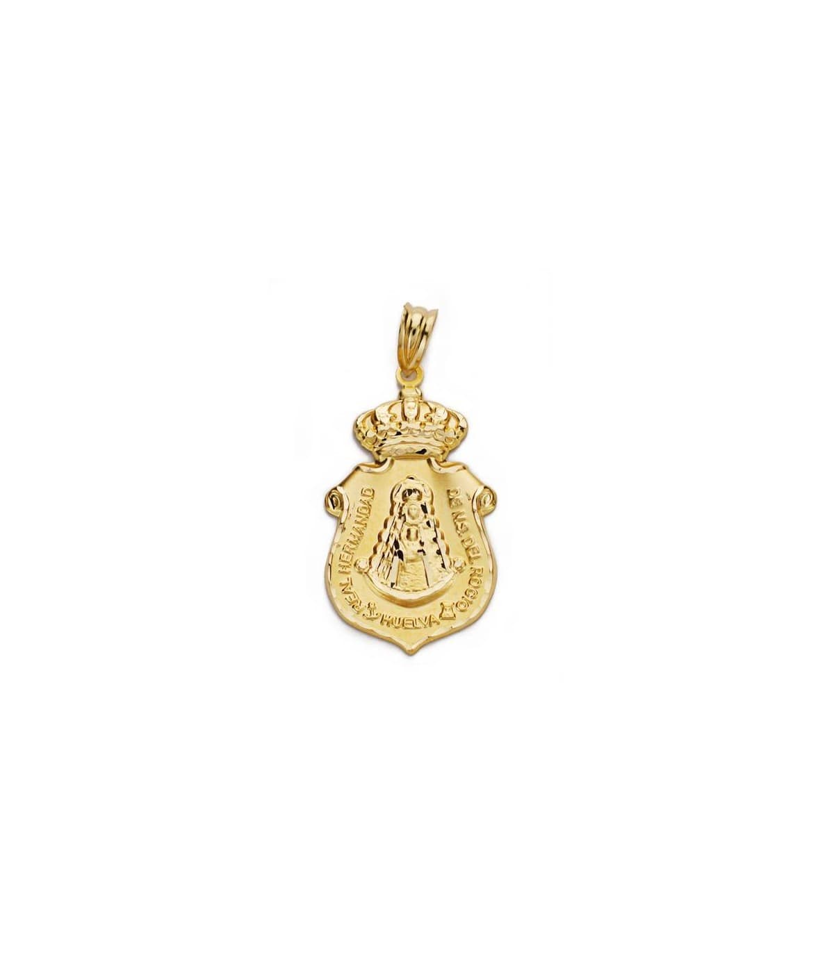 Medalla escudo Virgen del Rocío