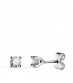Boucles d'oreilles diamants Måne 0.400 ct Or blanc