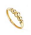 Anello in oro 18kt Bubble 4 mm