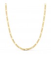 Catena a maglia 3+1 3 mm 18 Kt 50cm