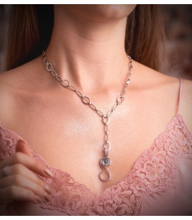 Collana oro bianco 18kt Venus