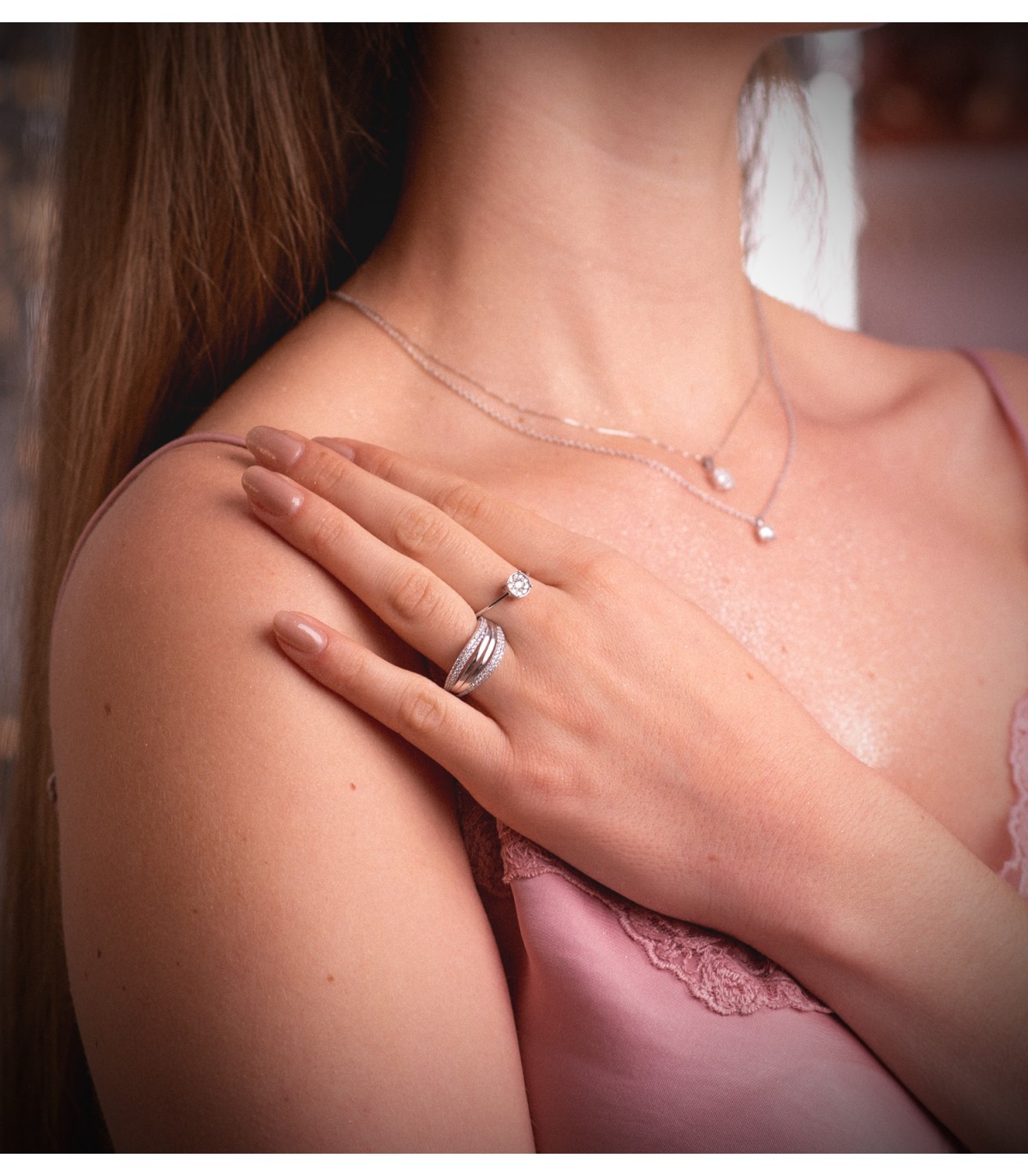 Bague Meena Diamants 0.180 Ct. OB 18K
