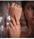 Bague Meena Diamants 0.180 Ct. OB 18K