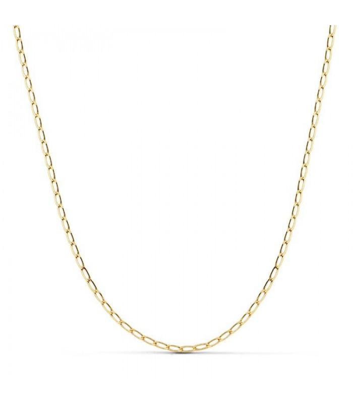 Chaînettes fines et élégantes pour femme -  Maille Cheval 2 mm 18 K 40 cm