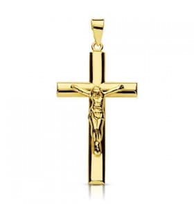Taufkreuz Gold 18K, 29 x 17 mm | Kruzifix-Anhänger, online kaufen