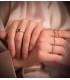 Saphir Ring mit Diamanten 750 Gelbgold P30188-2OAZA | Aura