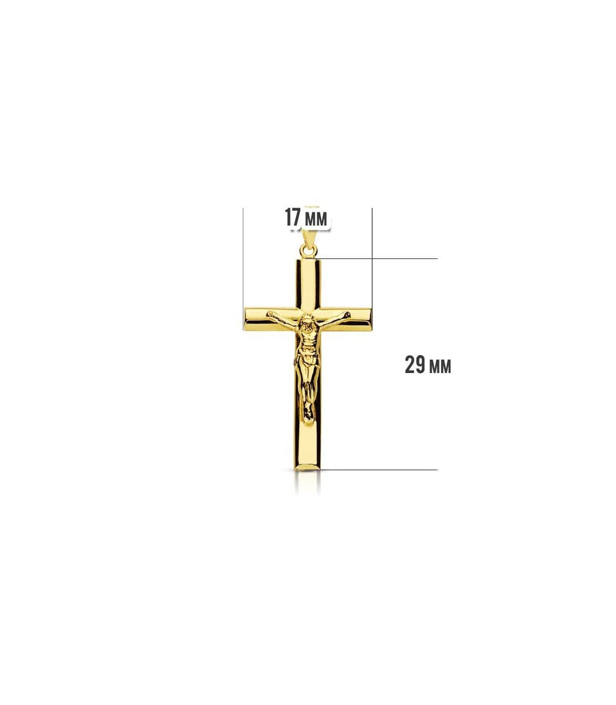 Cruz Cristo palo oval