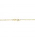 Cadenas de oro para mujer y gargantillas - Modelo barbada Diamantada 1.5 mm 18 Ktes 40 cm