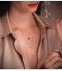 Pendentif saphir et diamants - Idril Or jaune 18 carats, colliers diamants pour femme.