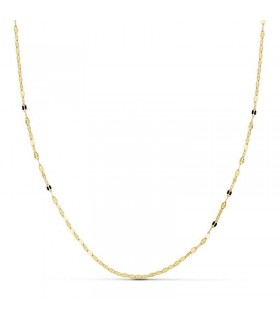 Kette Gelbgold/ Fantasiekette poliert 18 karat 1 mm 40 cm