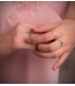 Bague Femme Planet Or Blanc 18K