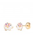 Kinder-Ohrringe 750er Gold Elefant N2805-3AT
