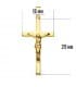 Cruz Cristo palo rectangular
