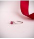 Diamantring mit Rubin Weißgold 750 P30188-2OBRU | Aura
