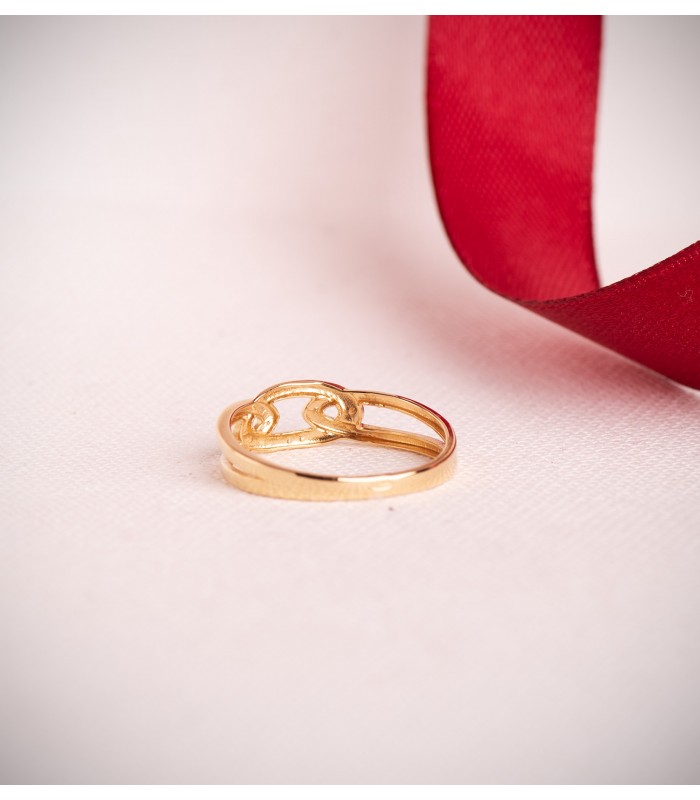 Bague maille Maeve Or jaune 18K