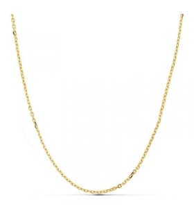 Catena Forzatina in oro 9 carati da 1,5 mm e 60 cm per uomo, dal design classico ed elegante