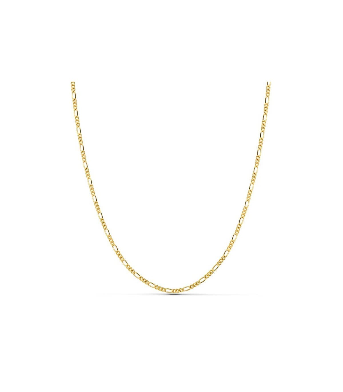 Cadena eslabones 3x1 Oro 9 k 2mm 60cm