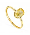 Bague Kingston Or 750 Yellow Ice-cut