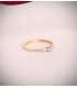 Anillo de oro con topacio paraiba 18 kilates, anillos con piedras - Toronto