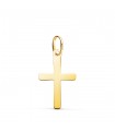 Croix plate simple or jaune 750 20mm