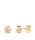 Kinder-Ohrringe 750er Gold Blume N3964-3ATP