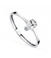 Solitario diamante Fjall Oro blanco 18K