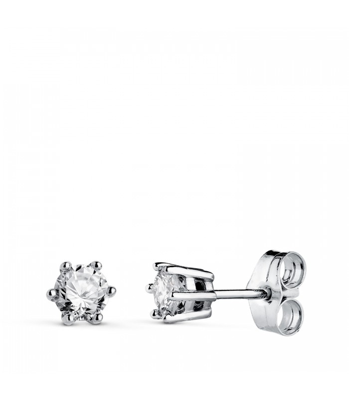 Diamant Ohrstecker Eirlys 0.400ct 18K Weißgold