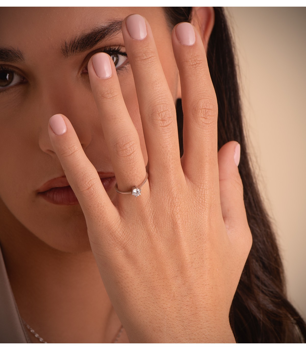Verlobungsring Weißgold 18K • Juwelier ALDA, online kaufen – Modell SALVATORE
