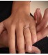 Anello Solitario Salonia Oro bianco 18 Kt, anelli proposta di matrimonio