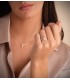 Solitario Anello in oro bianco 18k | Anelli di fidanzamento da donna