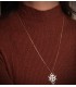 Pendentif Croix Huguenote 32mm Or 18K