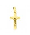 Anhänger Kreuz mit Jesus 750 Gold 16377
