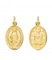 Wunderbare Medaille aus 18K Gold P6281-025