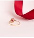 Bague avec Rubis et Diamants en or jaune 750, idéal pour femme et fiançailles
