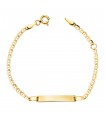 Esclava bebé Oro amarillo 18K Ancla