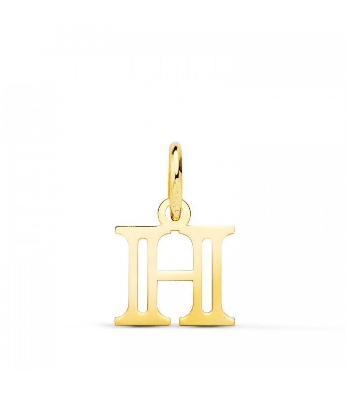 H-Buchstaben Anhänger in 750 Gold