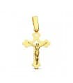 Croix Christ Ajourée Or 750 20mm