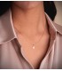 Iniziale R Ciondolo oro 18 kt, gioielli personalizzati e collana con lettera.
