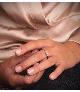 Diamantring „Aura Trilogy Ring“ aus Gelbgold | Verlobungsringe & Antragsringe