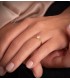 Solitario Mujer Oro blanco Sabadini 18K Anillo de compromiso