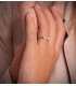 Solitaire Femme Or Jaune Sabadini 18K