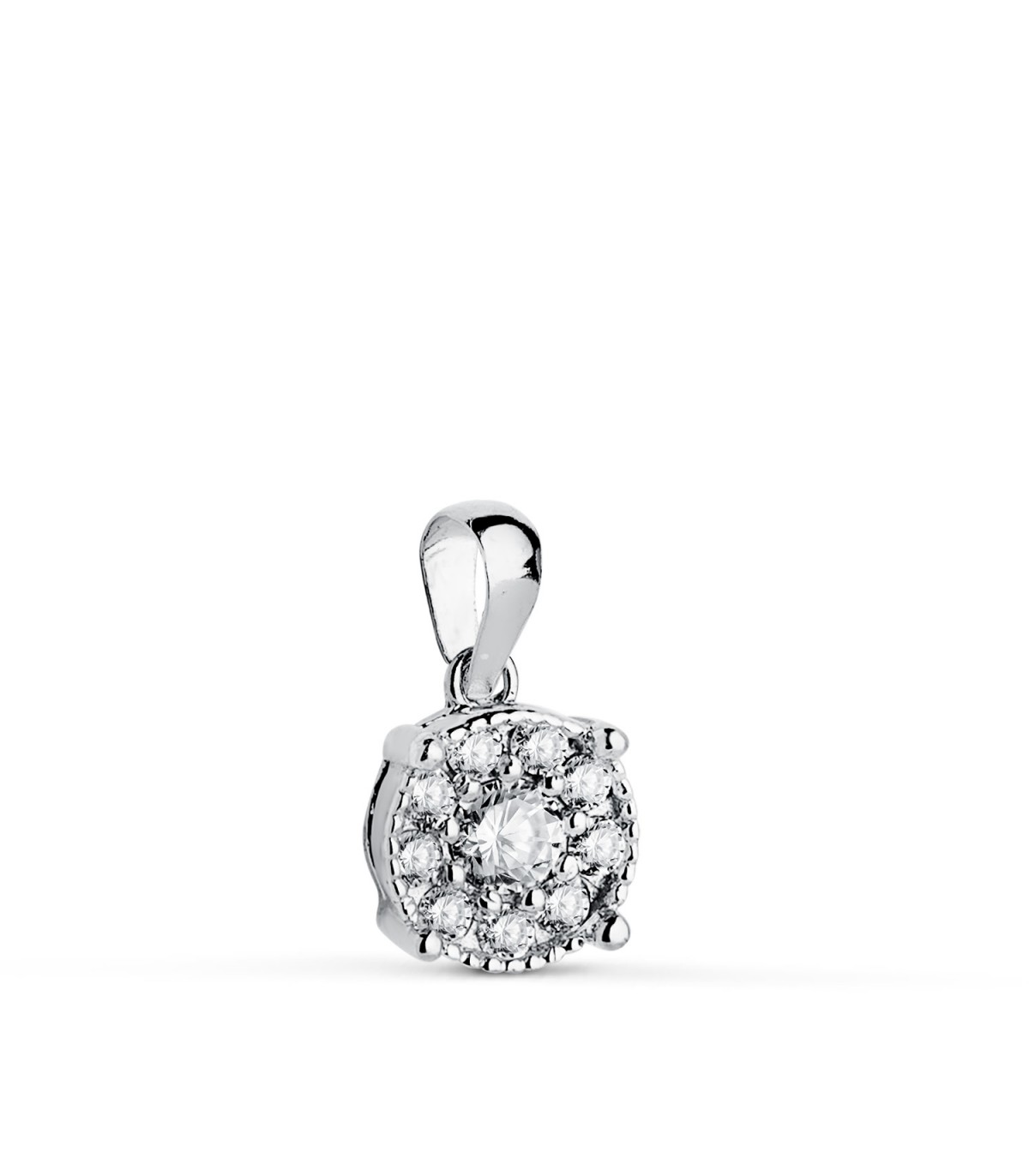 Diamant Anhänger 750 Weißgold P30175-5OB
