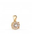 Diamant Anhänger 750 Gelbgold P30175-5OA