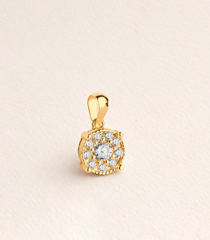 Colgante con diamantes para mujer, modelo Meena